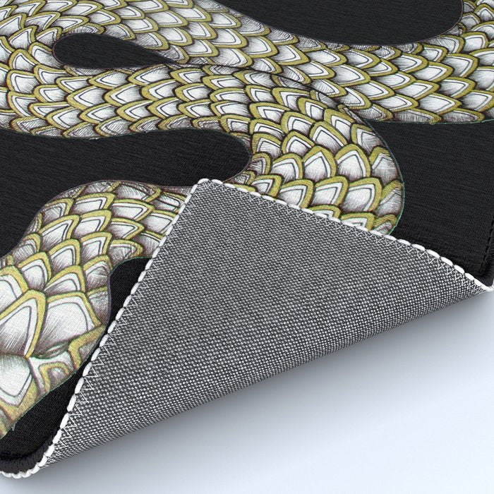 Snake's Charm in Black Rug Gallery Image 4