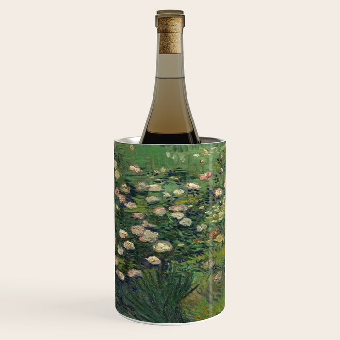 Vincent Van Gogh,Blooming Rose Bush Wine Chiller Gallery Image 3