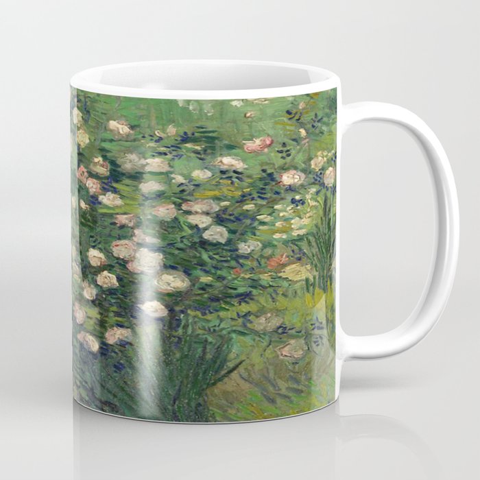Vincent Van Gogh,Blooming Rose Bush Coffee Mug Gallery Image 1