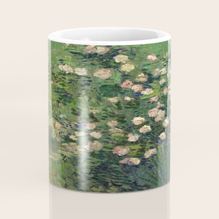 Vincent Van Gogh,Blooming Rose Bush Coffee Mug Gallery Image 4