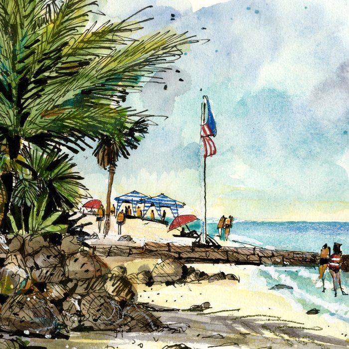 Patriots Pier, Siesta Key Coffee Mug Gallery Image 2