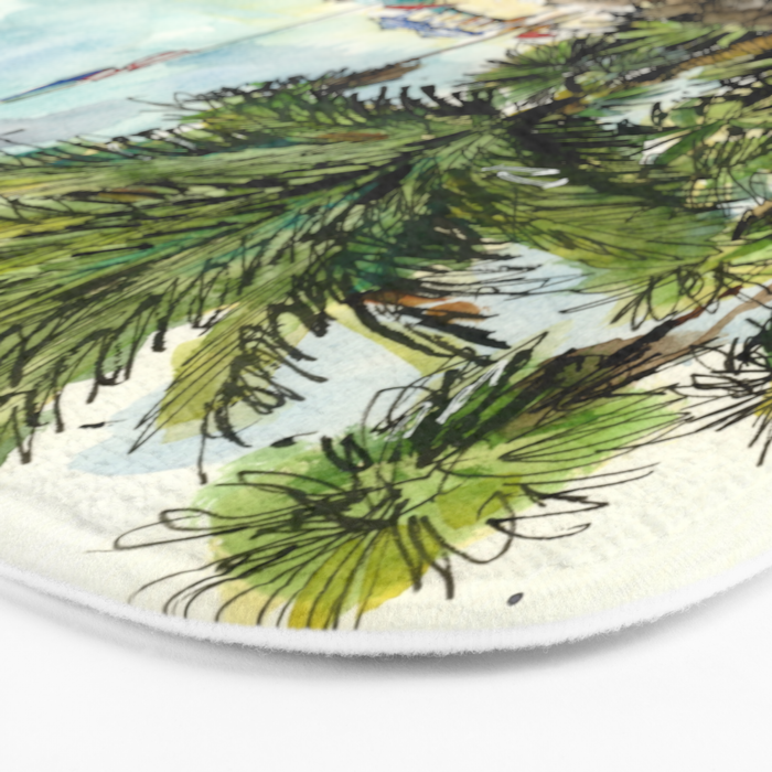 Patriots Pier, Siesta Key Bath Mat Gallery Image 3