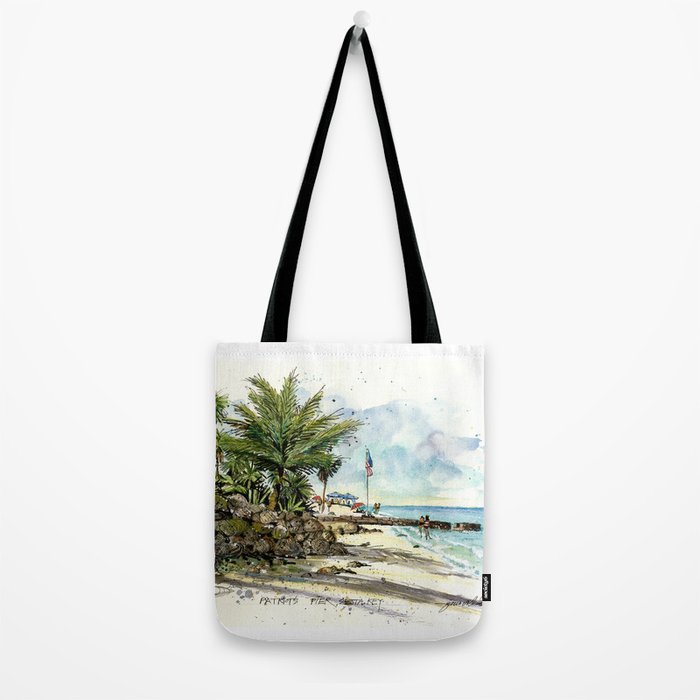 Patriots Pier, Siesta Key Tote Bag Gallery Image 2