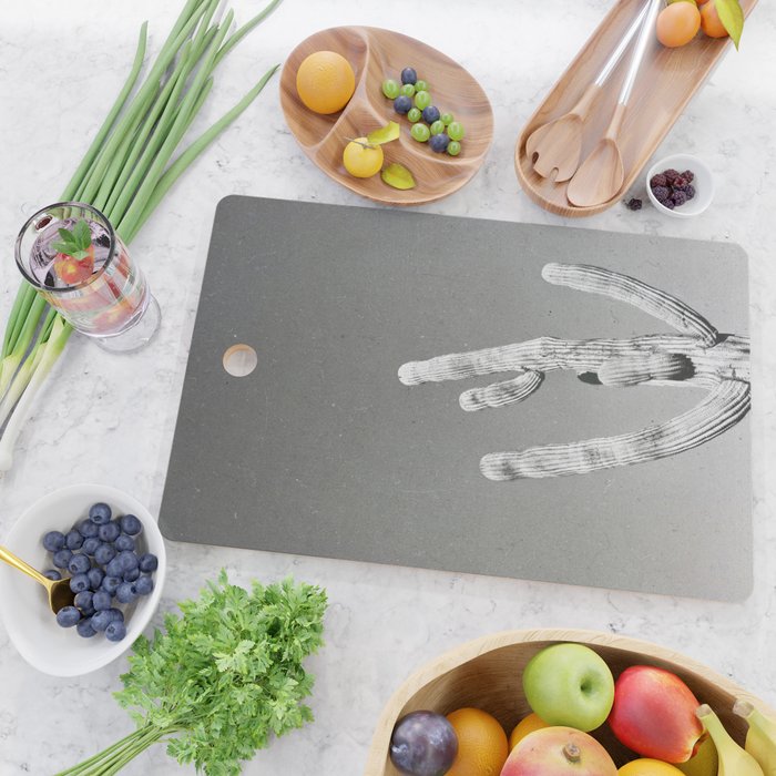 DESERT CACTUS VIII Cutting Board Gallery Image 2