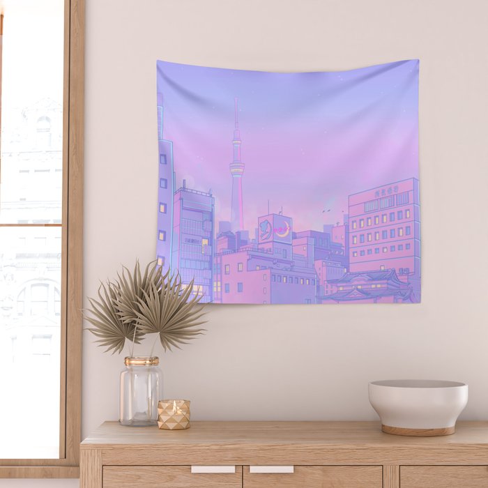 Sailor City Wall Tapestry Gallery Image 2