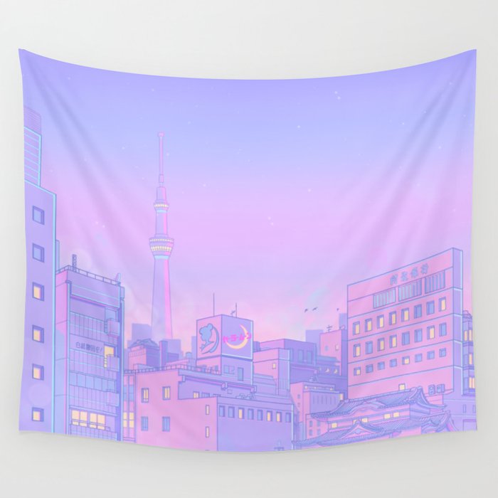 Sailor City Wall Tapestry Gallery Image 4