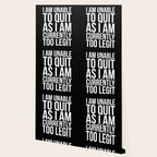 Unable To Quit Too Legit (Black & White) Wallpaper Gallery Image 2