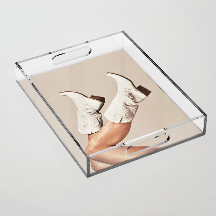 These Boots - Neutral II / Beige Acrylic Tray Gallery Image 1