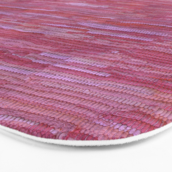 Old Market Textile in Pink Bath Mat Gallery Image 3