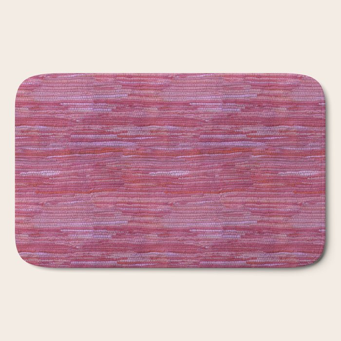 Old Market Textile in Pink Bath Mat Gallery Image 2