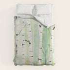 Birch Trees 2  Duvet Cover Gallery Image 6