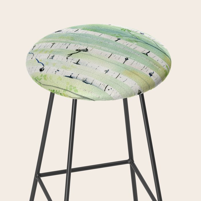 Birch Trees 2  Stool Gallery Image 2