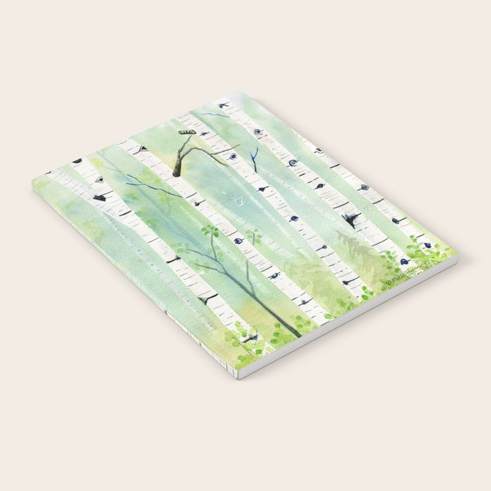 Birch Trees 2  Notebook Gallery Image 2
