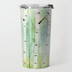 Birch Trees 2  Travel Mug Gallery Image 2