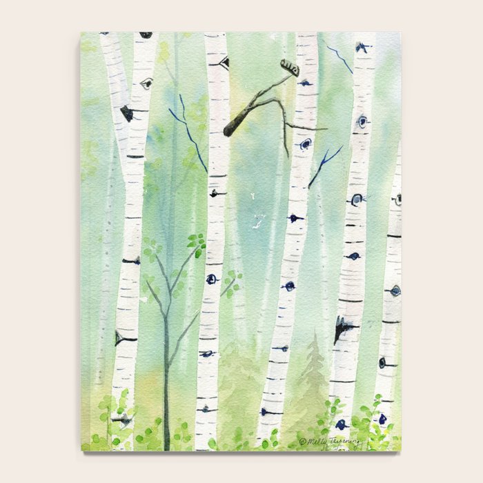 Birch Trees 2  Notebook Gallery Image 4