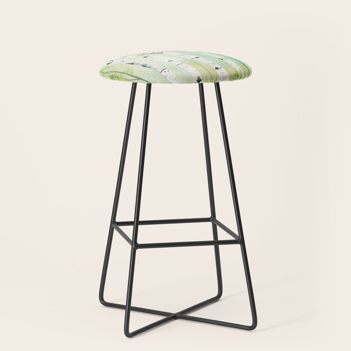 Birch Trees 2  Stool Gallery Image 1