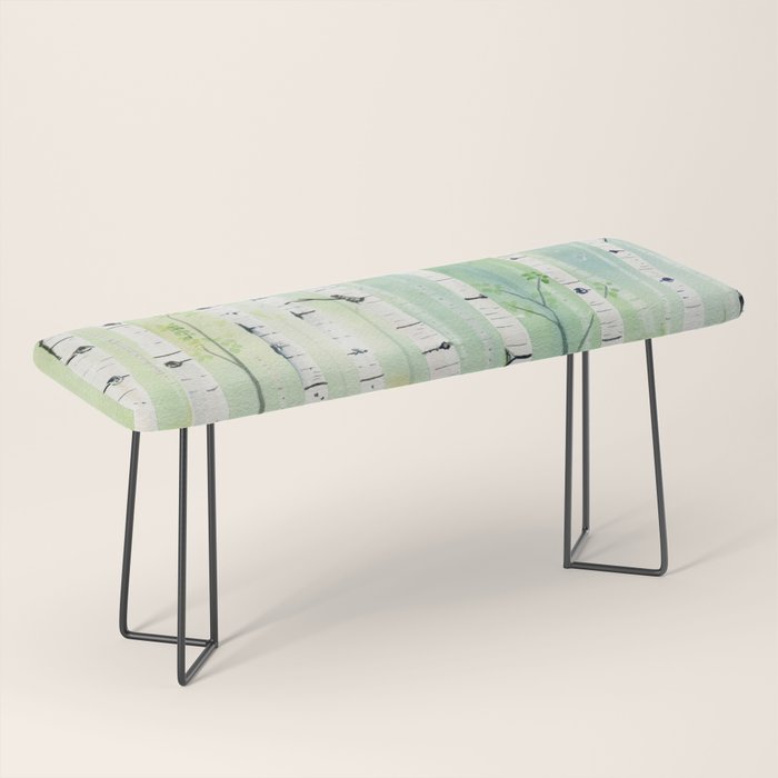 Birch Trees 2  Bench Gallery Image 1