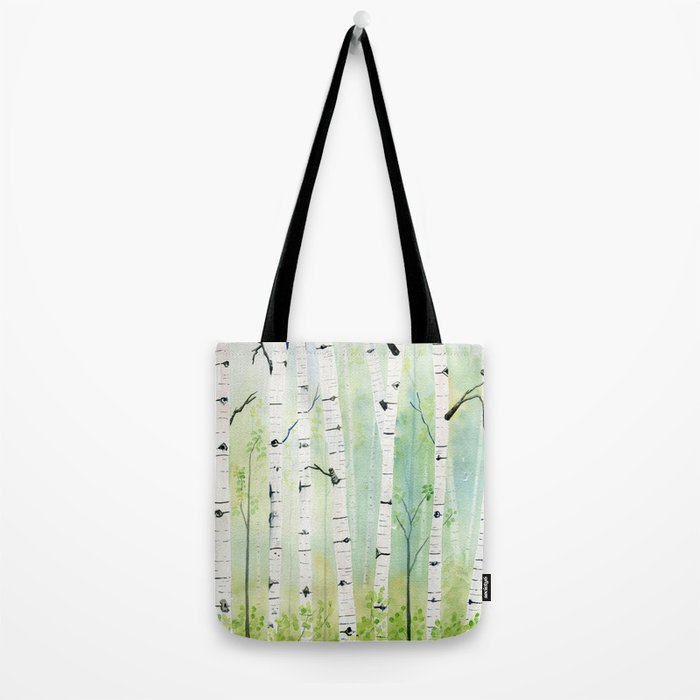 Birch Trees 2  Tote Bag Gallery Image 2