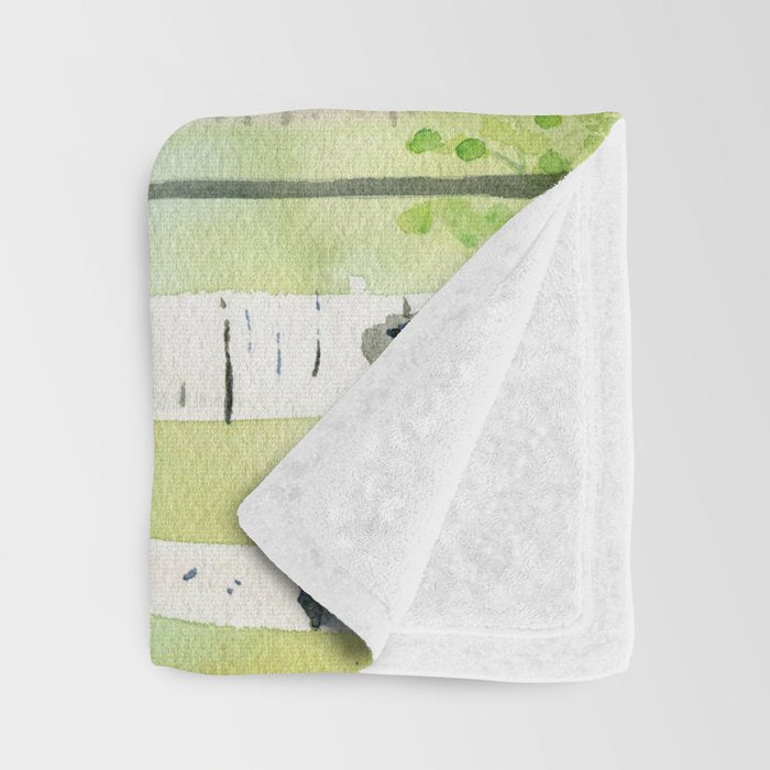 Birch Trees 2  Throw Blanket Gallery Image 3