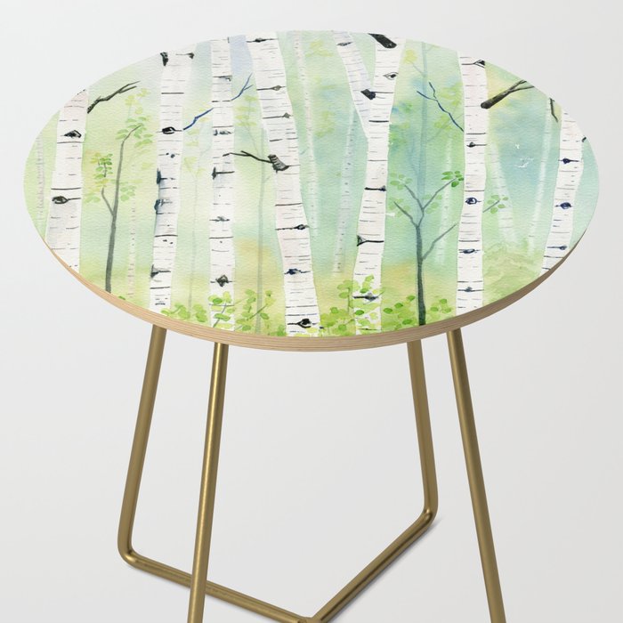 Birch Trees 2  Side Table Gallery Image 2