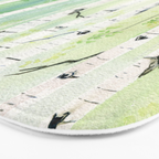 Birch Trees 2  Bath Mat Gallery Image 3