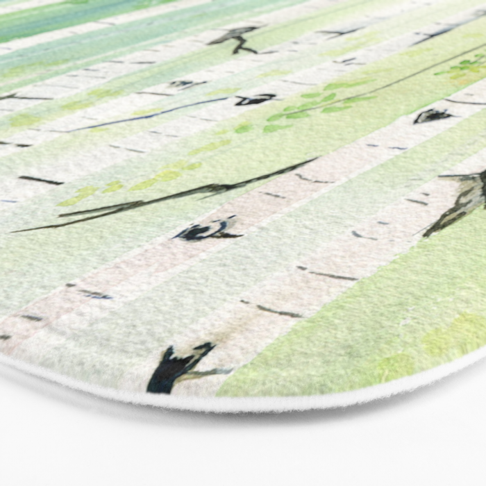 Birch Trees 2  Bath Mat Gallery Image 3