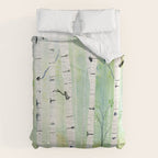 Birch Trees 2  Comforter Gallery Image 6