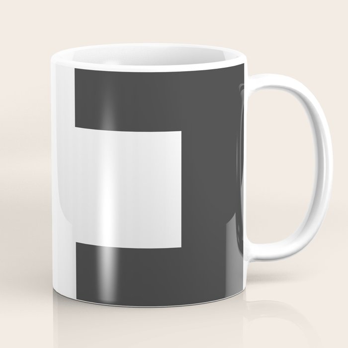 Swiss Cross Charcoal Coffee Mug Gallery Image 1