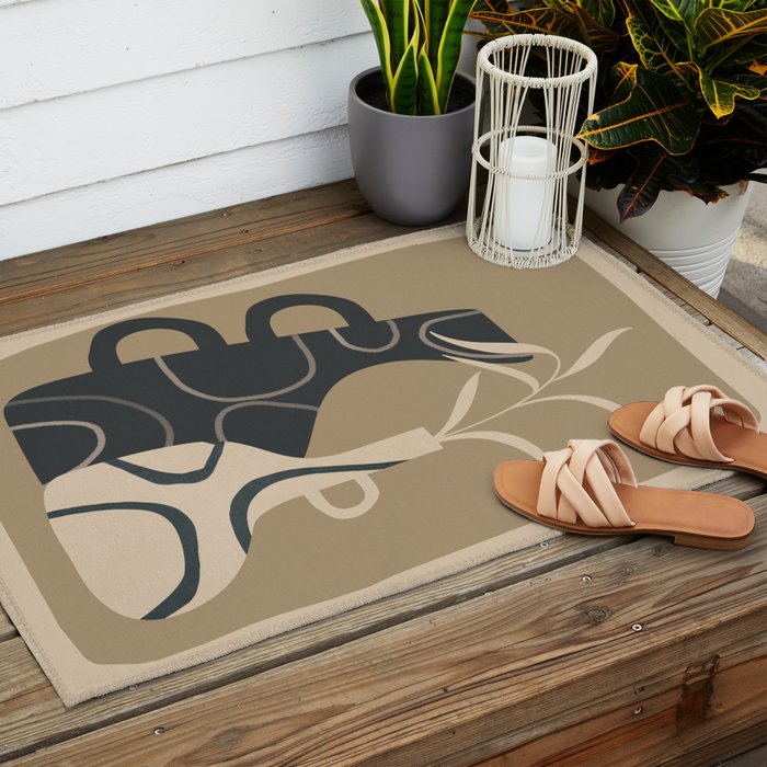 Abstract Ceramics 2 Outdoor Rug Gallery Image 2