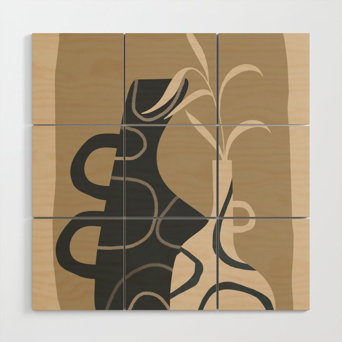Abstract Ceramics 2 Wood Wall Art Gallery Image 1