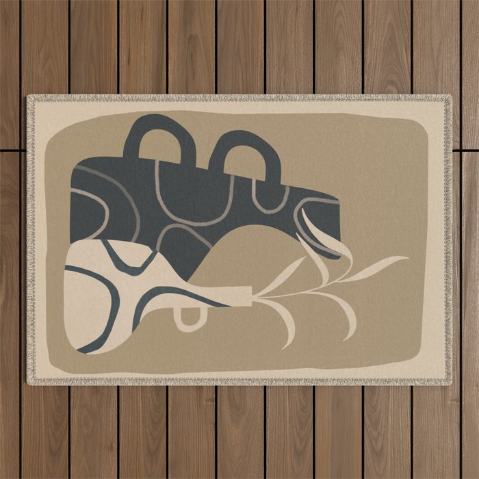 Abstract Ceramics 2 Outdoor Rug Gallery Image 1