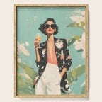 Chic Summer Elegance Serving Tray Gallery Image 1