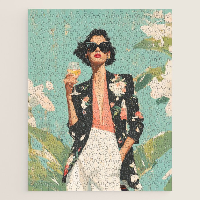 Chic Summer Elegance Jigsaw Puzzle Gallery Image 1