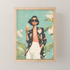 Chic Summer Elegance Mini Art Print Gallery Image 1