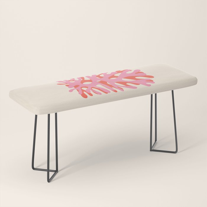 Sea Leaf: Matisse Collage Peach Edition Bench Gallery Image 1