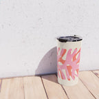 Sea Leaf: Matisse Collage Peach Edition Travel Mug Gallery Image 4