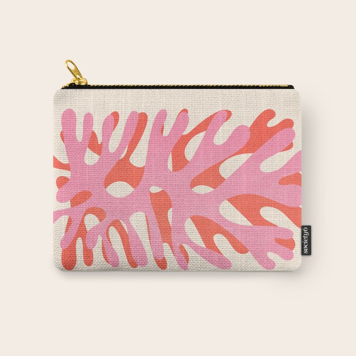Sea Leaf: Matisse Collage Peach Edition Carry All Pouch Gallery Image 1