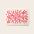 Sea Leaf: Matisse Collage Peach Edition Bath Mat Gallery Image 1
