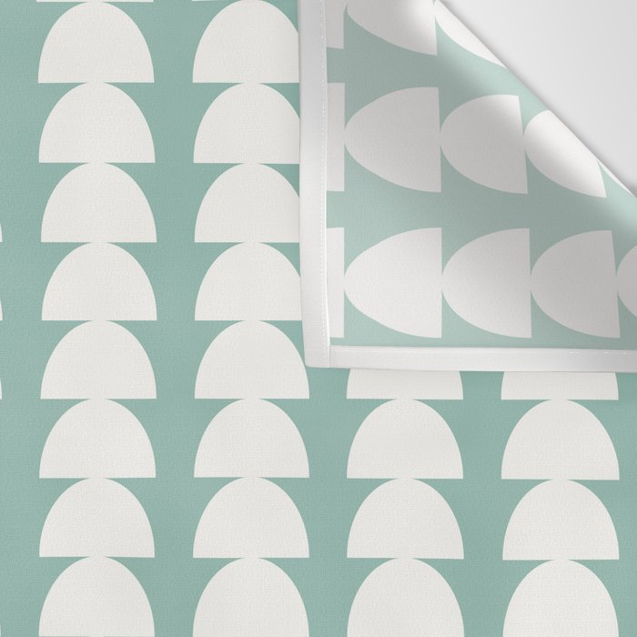 Maude Pattern - Teal Green Wall Tapestry Gallery Image 3