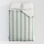 Maude Pattern - Teal Green Comforter Gallery Image 6
