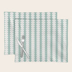 Maude Pattern - Teal Green Placemat Gallery Image 1
