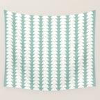 Maude Pattern - Teal Green Wall Tapestry Gallery Image 4