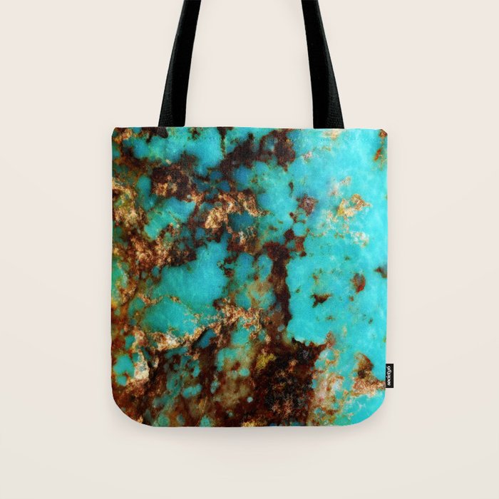 Turquoise I Tote Bag Gallery Image 1