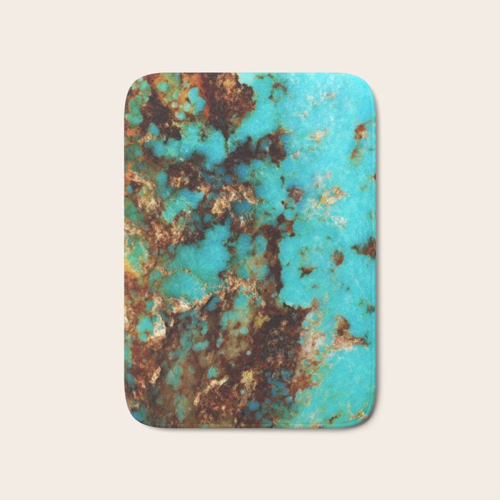 Turquoise I Bath Mat Gallery Image 1