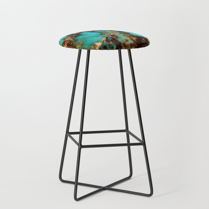 Turquoise I Stool Gallery Image 1