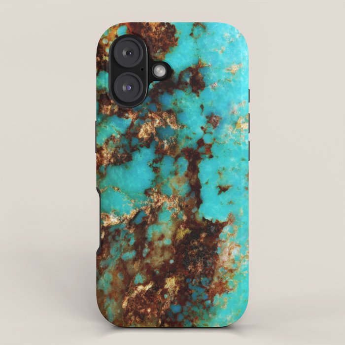 Turquoise I iPhone Case Gallery Image 1