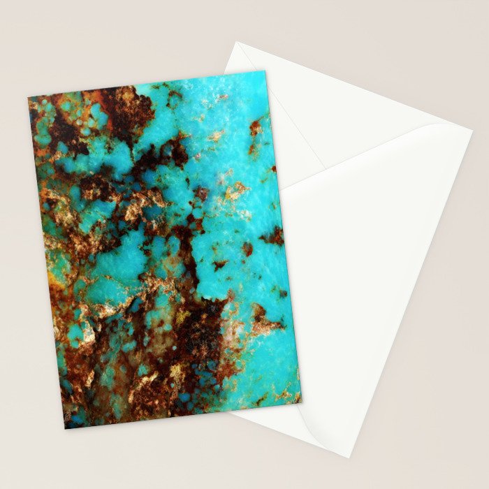 Turquoise I Stationery Card Gallery Image 2