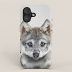 Baby Wolf - Colorful iPhone Case Gallery Image 1