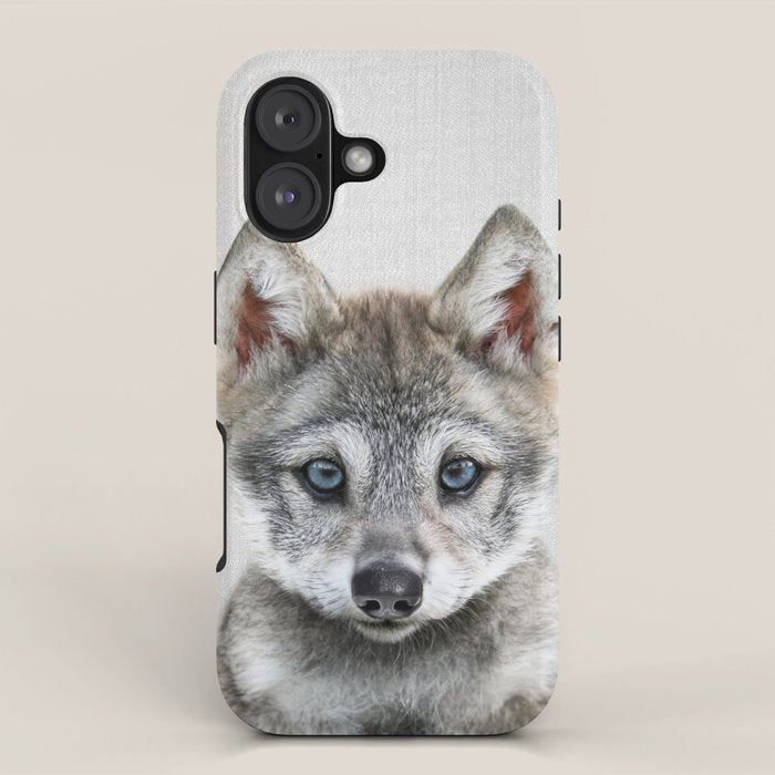 Baby Wolf - Colorful iPhone Case Gallery Image 1