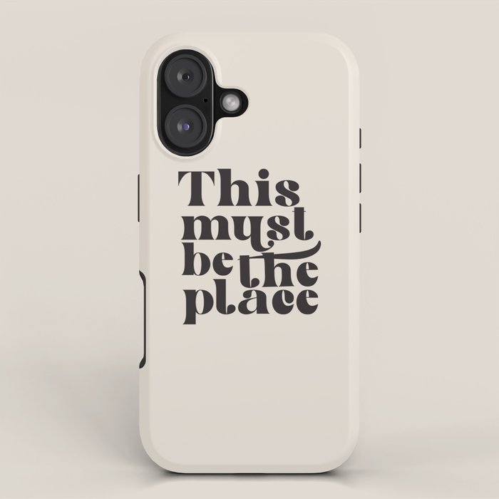 This Must Be The Place iPhone Case Gallery Image 1